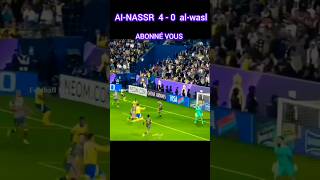 AL-NASSR  4 - 0 AL-WASL. RONALDO a marqué deux  2 BUT #SHORTS