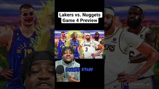 Los Angeles Lakers vs. Denver Nuggets Game 4 Preview NBA Playoffs 2023 #shorts #nbaplayoffs