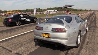 1000HP Toyota Supra vs 830HP Mercedes-AMG E63s