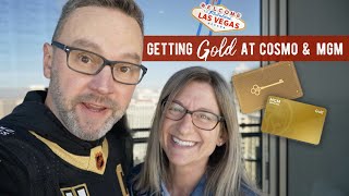 Getting GOLD at Cosmo and MGM | The Easiest Way to Earn your Tier Status in Vegas in 2023
