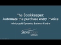 The Bookkeeper: How to  Automate a Purchase Invoice in Business Central