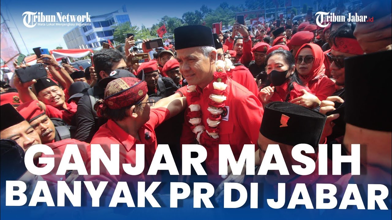 FULL PIDATO GANJAR PRANOWO DI BANDUNG, SINGGUNG KERJA BERAT KALAHKAN ...