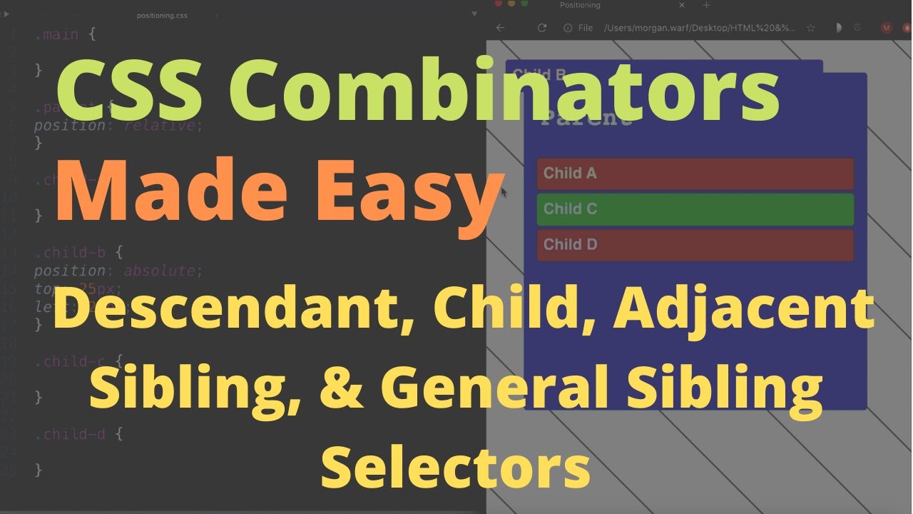 CSS Combinators Made Easy - YouTube