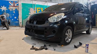 sirion ganti bumper depan ke tahun 2015 cakep