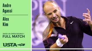 Andre Agassi vs. Alex Kim Full Match | 2000 US Open Round 1