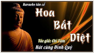 Karaoke Hoa bất diệt | thiếu đào hát cùng Đình Quý