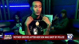 Grieving mother on police shooting: 'I watched them kill my son'