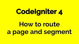 CodeIgniter 4 HMVC - How to use route segment in CodeIgniter 4