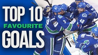 The BEST NHL GOALS I've Seen Happen LIVE (in my biased eyes)