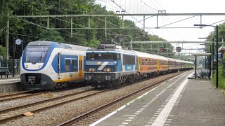 TCS 102001 komt met bonte Müllertrain door Santpoort Noord!