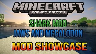 Minecraft PE Shark Mod (Jaws and Megalodon) - Mod Showcase