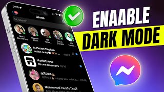 How to Enable Dark Mode Messenger on iPhone | Turn on Dark Mode on Facebook Messenger