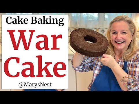 War Cake Recipe (1 bowl, 4 steps)