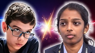 ¡EL PRODIGIO ARGENTINO SE ENFRENTA A LA GENIO INDIA🤯💥! | Oro vs. Vaishali | (Tata Steel Challengers)