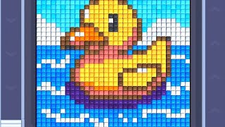 Pixel Flow Level 490. Walkthrough Gameplay