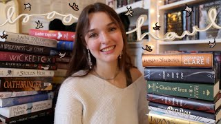 A BIG BOOK HAUL | lots of fantasy and gorgeous books!