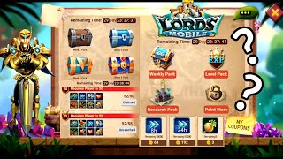 Yo, What's That ? New Event ? or New Update ? | Lords Mobile | - GameF1rst