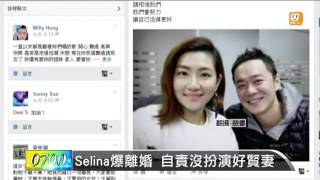 【2016.03.05】Selina爆離婚 自責沒扮演好賢妻 -udn tv