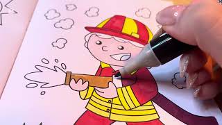 Could You Find The Hidden Emoji Coloring FireFighter