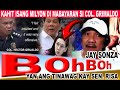 Jay Sonza, wala daw IQ- Bohboh si Sen. Risa - 3 M allowance buwan2x; Col. Grijaldo may paninindigan