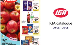 IGA catalogue 20/05 - 26/05