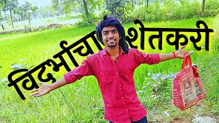 विदर्भाचा शेतकरी Fun vlog | शेतातील निंदन | Lilesh Dharmik vlog