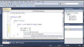 Visual C# 2010 Tutorial 6 - Introduction To If Statements