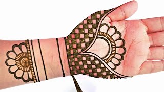 Easy Simple Eid Special Stylish Mehndi Design| Mehandi design for hands| आसान मेंहदी डिजाइन