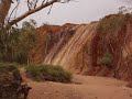 ellery creek big hole rainy day in macdonnell range australia