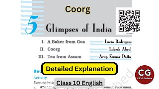 Glimpses of India (Coorg) ⛰️ - Class 10 English Lesson Demystified
