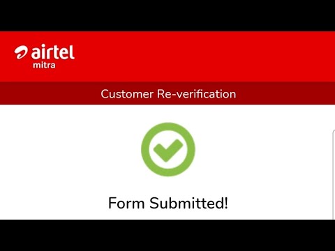 Airtel Retailer Mitra App Customer Re Verification Process Youtube