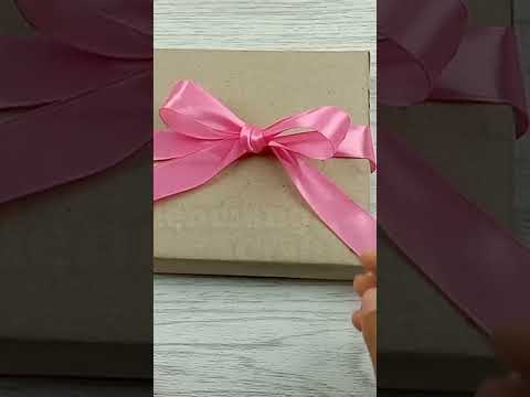 Cara Ikat Pita Kado || How To Tie Perfect Bow - YouTube