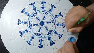 Pintando un Mandala, video de relax y calma .