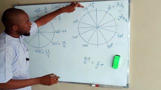 UNIT CIRCLE | Trigonometric Identity | Ratios of Special Angles | Degrees to Radians.