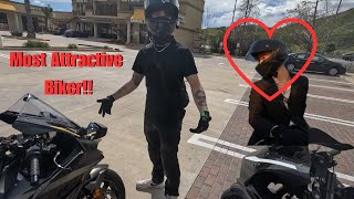 Meeting the most ATTRACTIVE BIKER on the planet