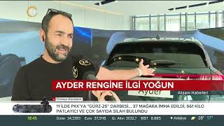 TOGG'UN YENİ RENGİ AYDER OLDU