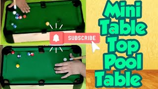 儿童游戏33 - Mini Table Top Pool Table 迷你桌面台球