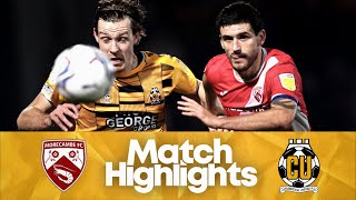 Match Highlights | Morecambe 0-2 Cambridge United