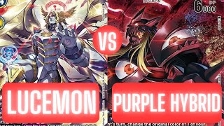 These New Purple Decks Go Hard! Lucemon vs Purple Hybrid! | BT18/19 | Digimon TCG | Match Gameplay