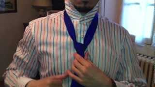 How to tie a tie - Four in hand - Italian Style