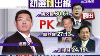 姚文智一階民調出線！6月PK柯文哲｜三立新聞台