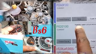 Mahindara bs6 alfa 3 wheeler starting problem solve