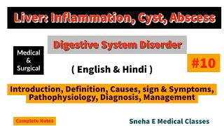 Liver: Inflammation, Cyst & Abscess in Hindi !!