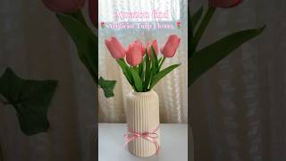 Amazon find tulip flower 🌷 #amazonfinds #unboxing #amzonproduct #tulipflower #fypシ゚viral #trend