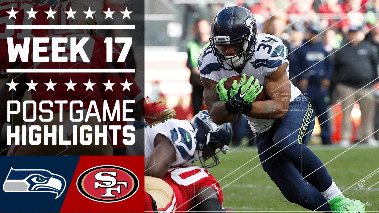 Seahawks Vs. 49ers | NFL Week 17 Game Highlights - YouTube