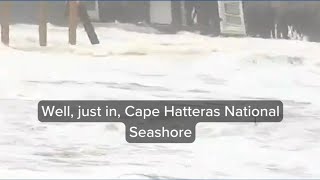 Cape Hatteras National Seashore warns of structures potentially collapsing on the Outer Banks