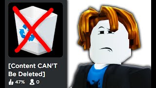 This Roblox Game CAN'T BE DELETED