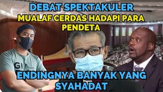 DEBAT SPEKTAKULER DUA MUALAF CERDAS HADAPI PARA PENDETA SENIOR || DEBAT ISLAM VS KRISTEN