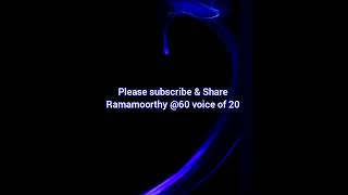 Ponmeni Thazhuvamal / Karaoke Track for Female Singers by Ramamoorthy @60 voice of 20