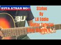 Statue Lil Eddie Guitar Tutorial Easy Chords | Intro Plucking | w/ tablature | Strum Pattern 🙂